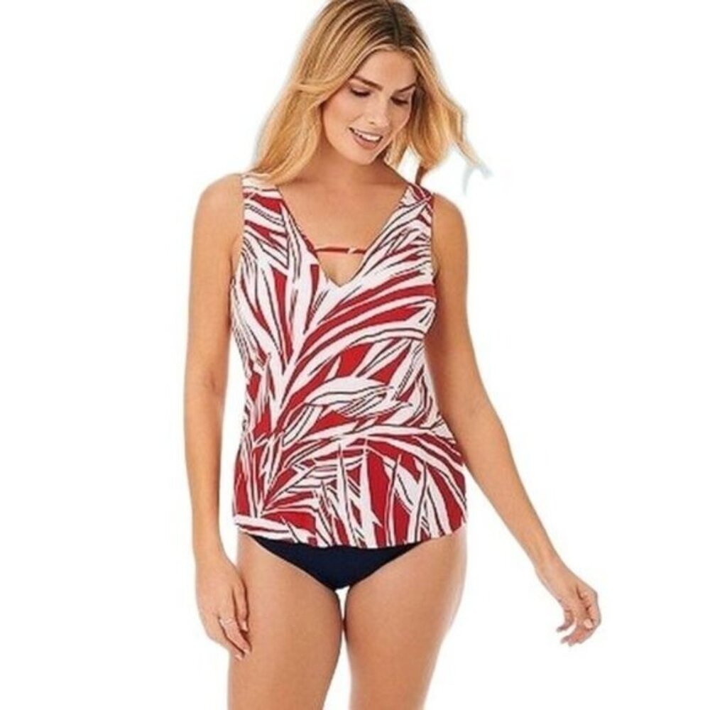 Women's Slimming Control Keyhole Tankini Top‎ Dreamsuit by Miracle Brands